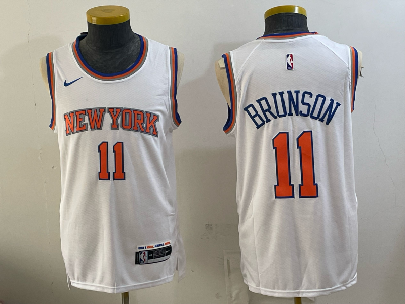 Men New York Knicks #11 Brunson white 2026 Nike NBA jersey 0625001